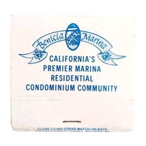 Benicia Marina Condominium Vintage Matchbook California Unstruck E34m6 - £16.08 GBP