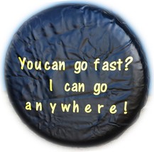 4X4 TYRE COVER &#39;GO ANYWHERE&#39; SPARE WHEEL TIRE COVER HONDA SUZUKI FREELANDER - $21.45