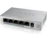 Zyxel 5 Port Gigabit Ethernet Unmanaged POE+ Switch | 4 x PoE+ @ 60W | P... - $70.22