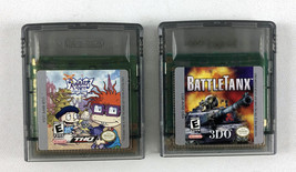 Nintendo Game Boy Color Lot 2 - Rugrats in Paris &amp; BattleTanx - £11.60 GBP