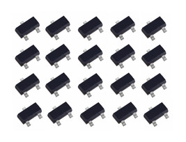 20 Pcs Pack Lot SOT-23 Triode Transistor SMD Surface Mounted BC847B 1F 0.1A 45V - £8.31 GBP