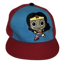 DC Comics Wonder Woman Six Flags Comic Strip Youth Snapback Hat Baseball Cap - £4.77 GBP