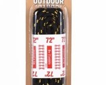 Kiwi Outdoor Boot/Shoe Laces Round Black Yellow 72 inch, 9+ Eyelets, One... - $5.95