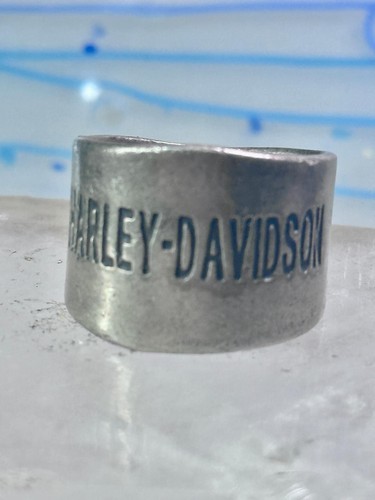 Harley Davidson ring biker motorcycle Mexico band size 8.75 sterling silver wome Item image 12