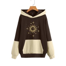 Spring Hoodies Sweatshirts Women Fashion  Printed Tops Long Sleeve Drop  Colorbl - £50.05 GBP