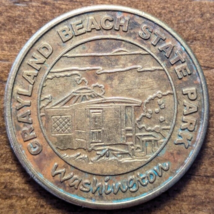 Twin Harbors &amp; Grayland Beach Washington State Park Souvenir Coin Token - £4.75 GBP