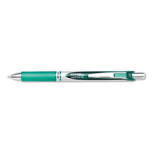 Pentel EnerGel RTX Retractable Liquid Gel Pen .7mm Black/Gray Barrel Green Ink - £10.97 GBP