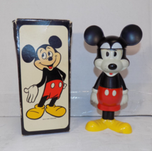 1970 Avon Disney Plastic Mickey Mouse Bubble Bath 4.5 oz Empty In Original Box - £10.08 GBP