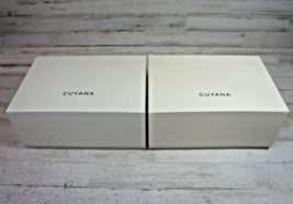 Lot of 2 Beige Cuyana Boxes for Handbags Present Gift 10x7x4.5&quot; - £22.72 GBP