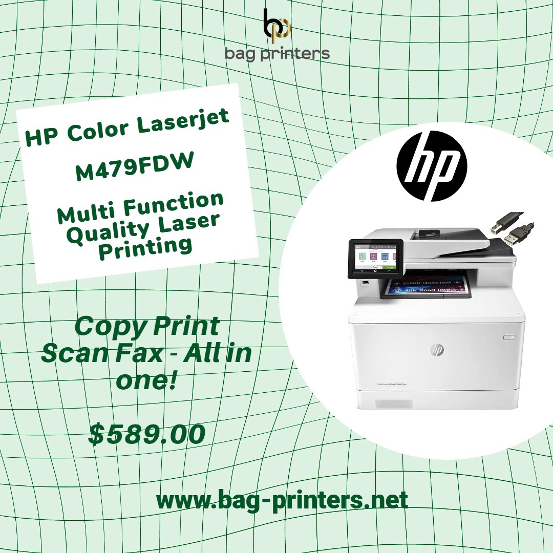 HP  Color Laserjet M479FDW  W1A80A Color Laserjet All In One  414A - $589.99