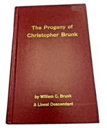 Book Christopher Brunk Family History Genealogy Lineal Descendants Proge... - £54.81 GBP