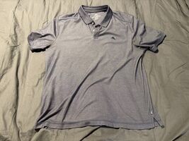 Tommy Bahama Polo Shirt XL Tall Supima Cotton Blend Gray Marlin Logo Men’s - €14,24 EUR