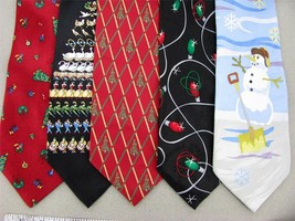 Santa Surprise 2 Christmas Xmas Holiday Silk Mens Ties Necktie Necktie Tie Mens - £13.37 GBP