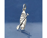 Sterling Silver Stand Up Paddle Board Charm 20x9mm - $21.76