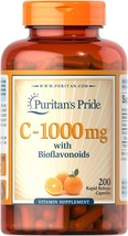 Puritan&#39;s Pride Vitamin C with Bioflavonoids for Immune System Support &amp; Skin He - £20.70 GBP