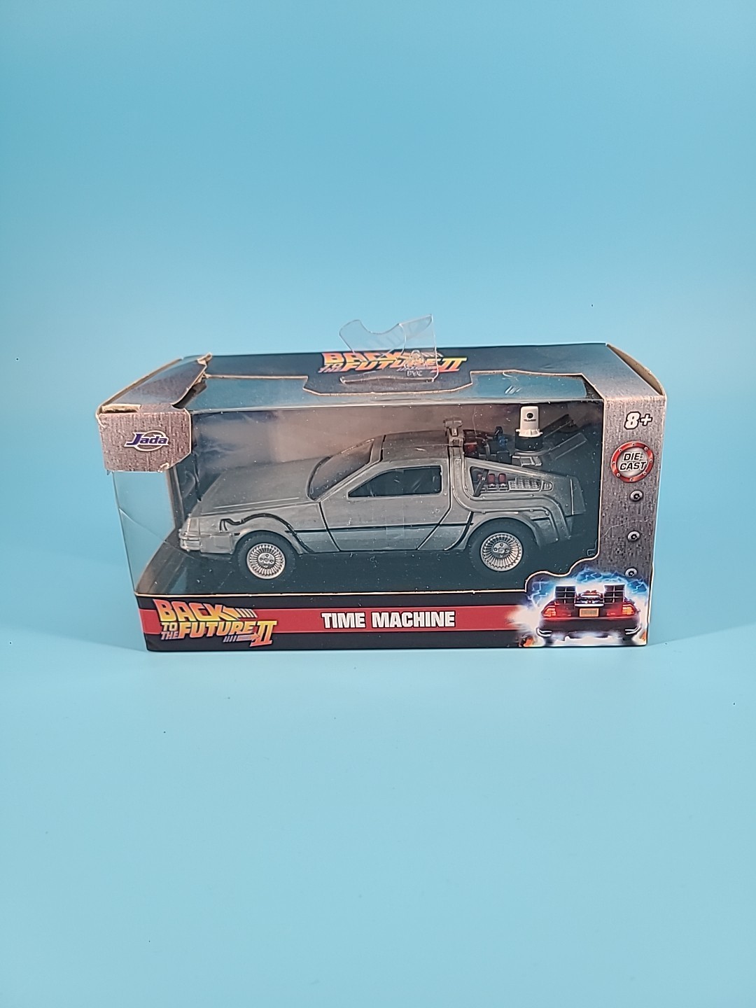 Jada Toys Hollywood Rides, Diecast Scale 1:32 Back To The Future II Time... - $10.95