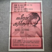 A Matter of Dignity 1958 Original Vintage Movie Poster One Sheet  - $39.59