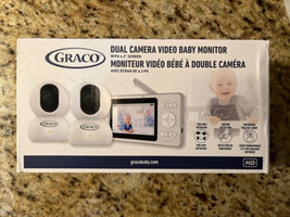 READ! Graco Dual Video Baby Monitor 4.3&quot; Split Screen Remote - £71.03 GBP