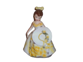 Lefton Ponytail Girl Lady Figurine 5&quot; - £10.16 GBP