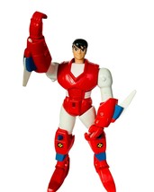 Playmates Robotech Red Robot anime cyber squad manga Vtg Action figure toy 1996 - $29.65