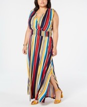 MSRP $100 I.n.c. Plus Size Striped Smocked-Waist Maxi Dress Size 2X - $25.53