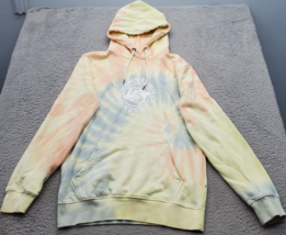 Quiksilver Hoodie Unisex Medium Multi Tie Dye Long Sleeve Kangaroo Pocke... - £17.78 GBP