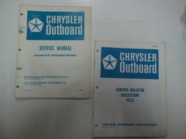 1972 Chrysler Outboards 4.9 5 HP Outboard Motors Service Repair Manual Set *** - £11.70 GBP