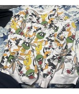 LOONEY TUNES Vintage  Womens Size M 7-9 MARVIN MARTIAN BUGS DAFFY Sweater - $18.36