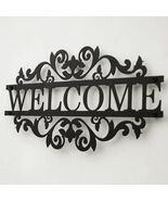 1pc metal front porch welcome decoration sign house address house art - $25.00