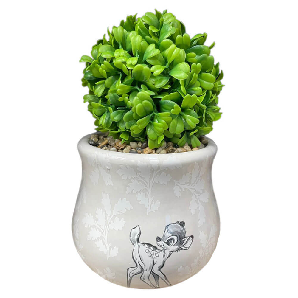 Disney Forest Friends Bambi Ceramic Planter w/ Faux Plant - $52.92