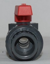 American Granby Inc ITUV 100SE 1" PVC Blocked True Union Ball Valve image 2