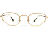 Vintage La Eyeworks Brille Rahmen BIG QUEENIE 452 Matt Gold Rund 46-22-130 - $64.89