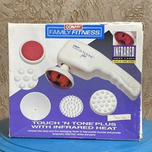 Conair Family Fitness Touch &#39;N Tone Plus Infrared Heat Massager 5 Heads ... - £22.36 GBP