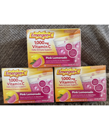90 Emergen C PINK LEMONADE Flavor Fizzy Drink Mix (3 boxes of 30 packets... - €29,75 EUR