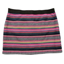 American Eagle Pink Mini Skirt Size 10 Colorful Rasta Boho Hippie Short ... - $19.79
