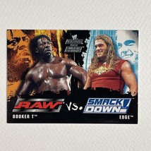 Booker T / Edge 2002 Fleer WWE Raw vs. Smackdown Edition Wrestling Card #87 - £1.01 GBP