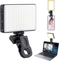 120 LED Phone Light, Selfie Light, 5000Mah Rechargeable Clip Video Light, Adjust - £41.56 GBP