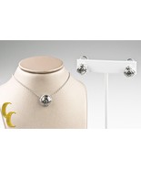 3.48 Karat Diamant Solitaire 14k Weiss Gold Anhänger Ohrstecker - $14,103.16