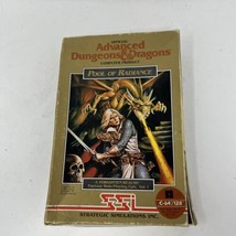Vintage C64/128 - Dungeons &amp; Dragons: Pool of Radiance - Classic RPG Incomplete - £29.63 GBP