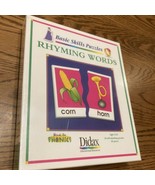 New Sealed DIDAX BASIX SKILLS PUZZLES RHYMING WORDS Phonics Ages 6-8 Gre... - $18.75