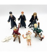 Lot Of 5 Figures: Harry Potter, Ron, Malfoy, Hermoine, Dobby, Owl - £23.62 GBP