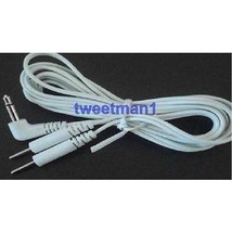Electrode Lead Wires 3.5mm Compatible W/EROSTEK Estim UNIT/TENS Machine W/3.5MM - £5.79 GBP
