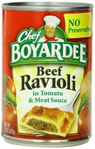 Chef Boyardee Beef Ravioli - 15 Oz. (5 Cans) Fast Shipping - $11.97