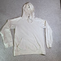 H&amp;M Lightweight Pullover Hoodie Adult Small Off White Cream Color Sweats... - £15.31 GBP