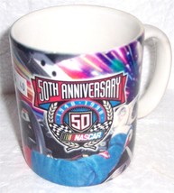 (1) NEW Nascar Racing 50th Anniversary 1948 - 1998 Commemorative Coffee Mug - £19.58 GBP