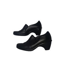 Dansko Raphael Black Leather Professional Clogs Shoes Size 39 - $39.60