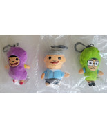 Bob&#39;s Burgers Series 3 Pickle Plush Danglers &quot;You Pick&quot; Gene, Tina &amp; Ted... - $113.04 MXN