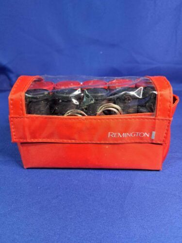 Remington Compact 10 Hot Rollers Hair Curler 10 Clips Red Travel Case Tested - $14.95
