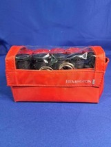 Remington Compact 10 Hot Rollers Hair Curler 10 Clips Red Travel Case Te... - $14.95