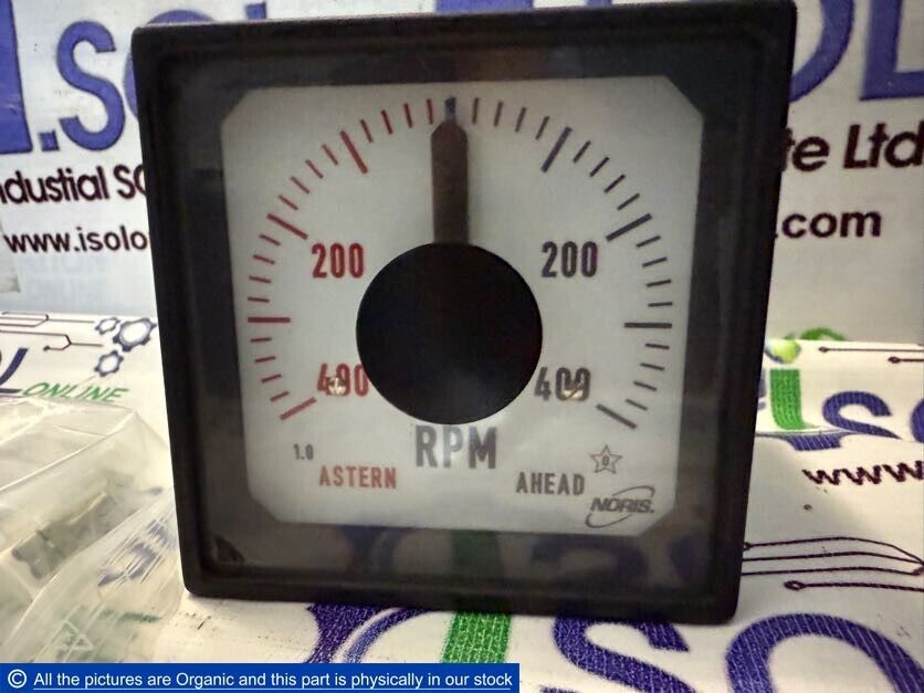 Noris PRQ96-009 Analog RPM Indicator Gauge PRQ96009 400 RPM Astern/Ahead... - $299.00